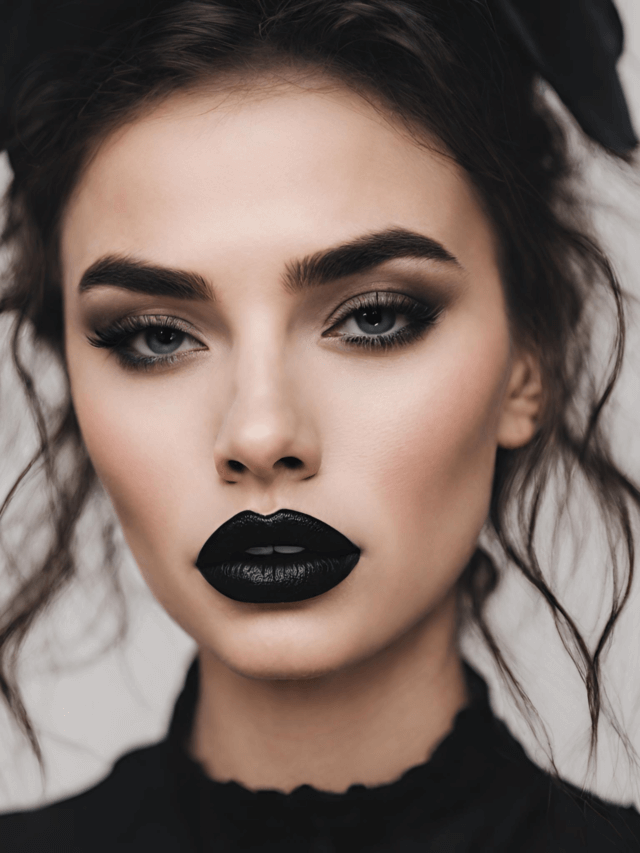 Unleash Your Style with the Allure of Black Lipstick